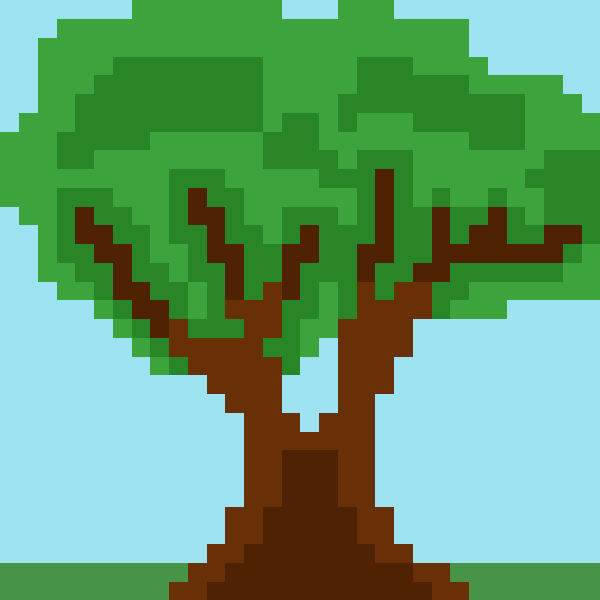 32-bit Tree by TheWetzer on DeviantArt