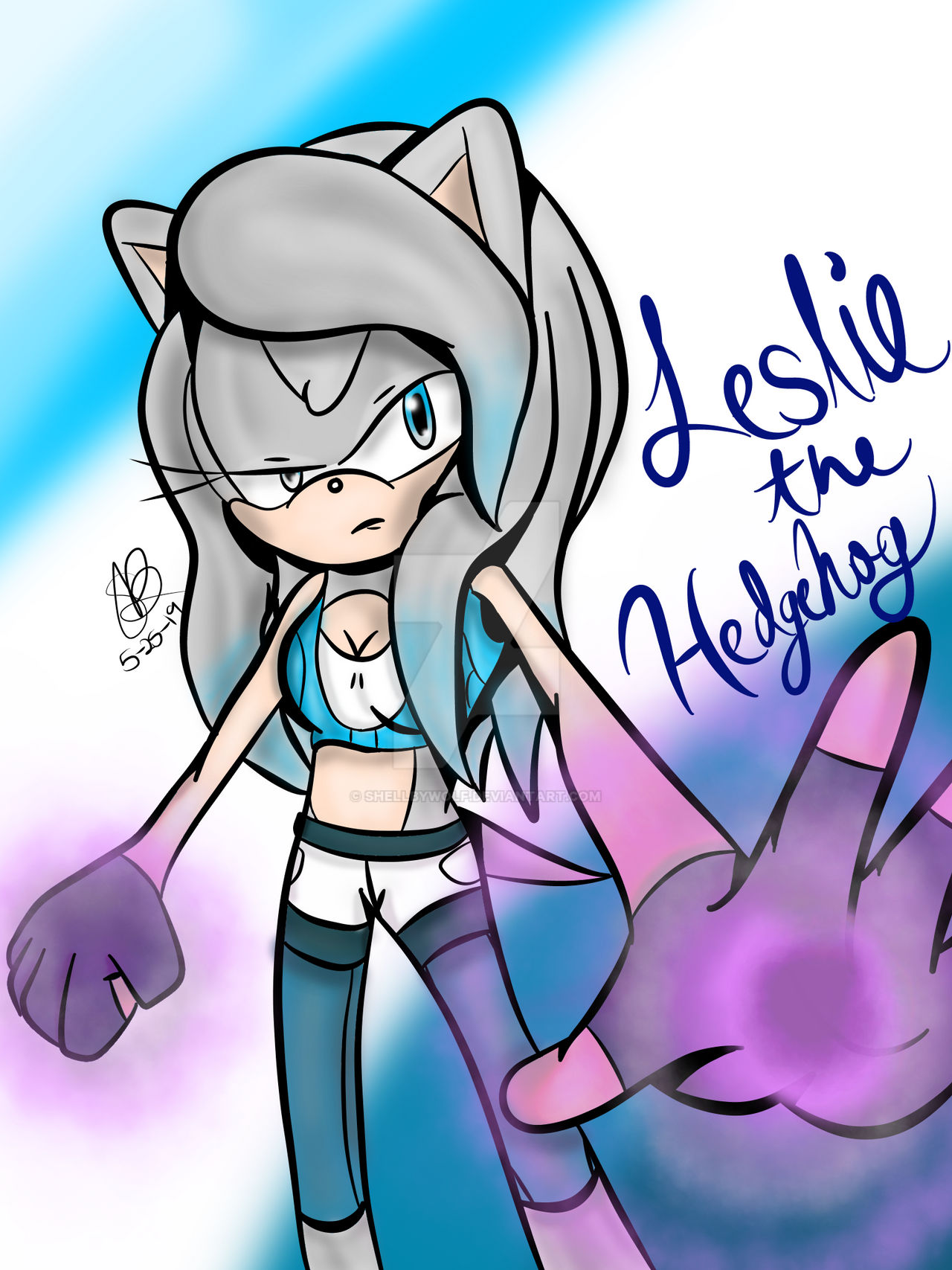 Leslie the Hedgehog by ShellbyWolf on DeviantArt