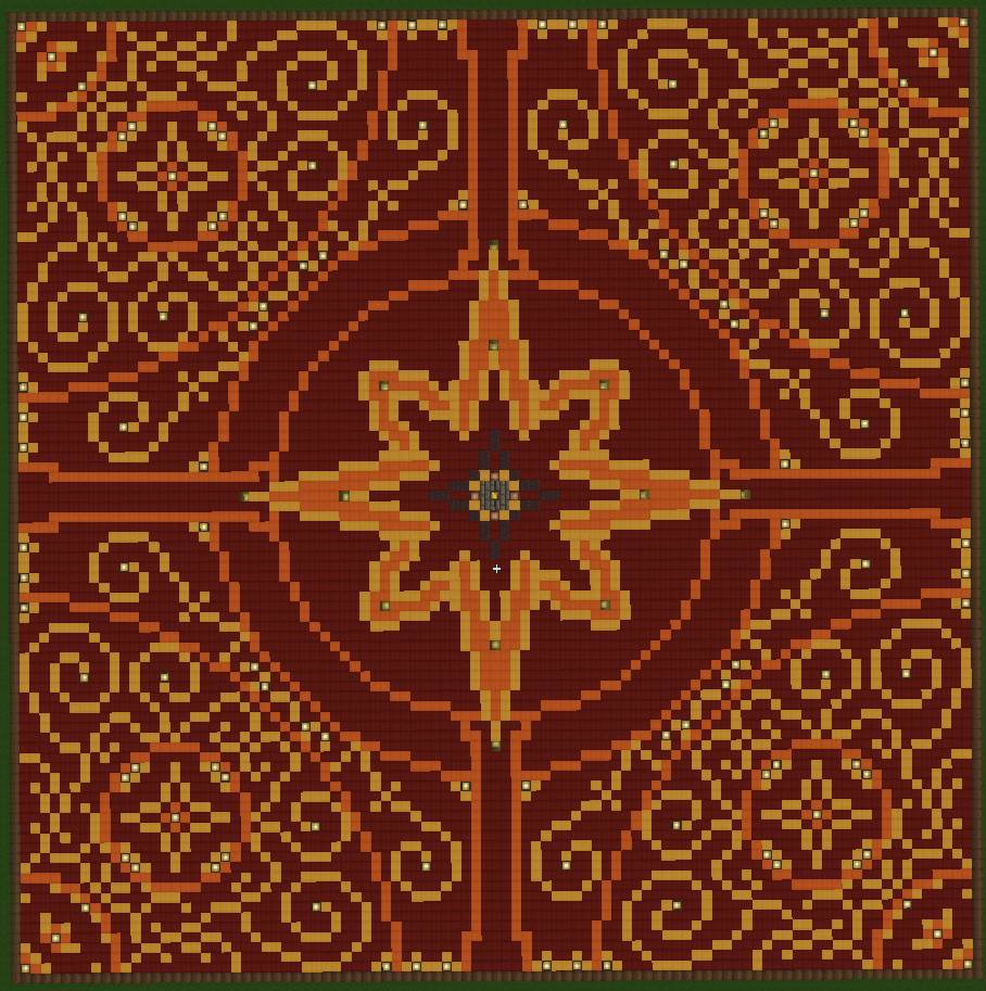 Flame Themed Minecraft Pattern by NyteriaRising on DeviantArt