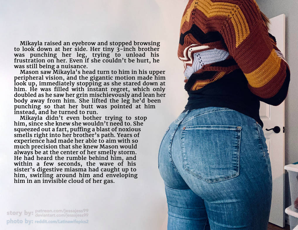 Giantess Sister Farts On Her Brother By Jessajess99 On DeviantArt giantess-sister-farts-on-her-brother-by-jessajess99-on-deviantart