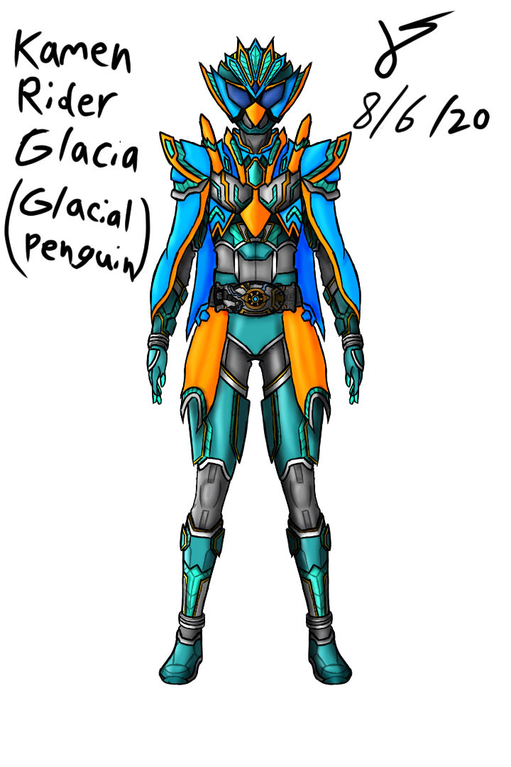 Penguinn Rider Kamen Rider Glacia (Glacial Penguin) by piplupm on DeviantArt