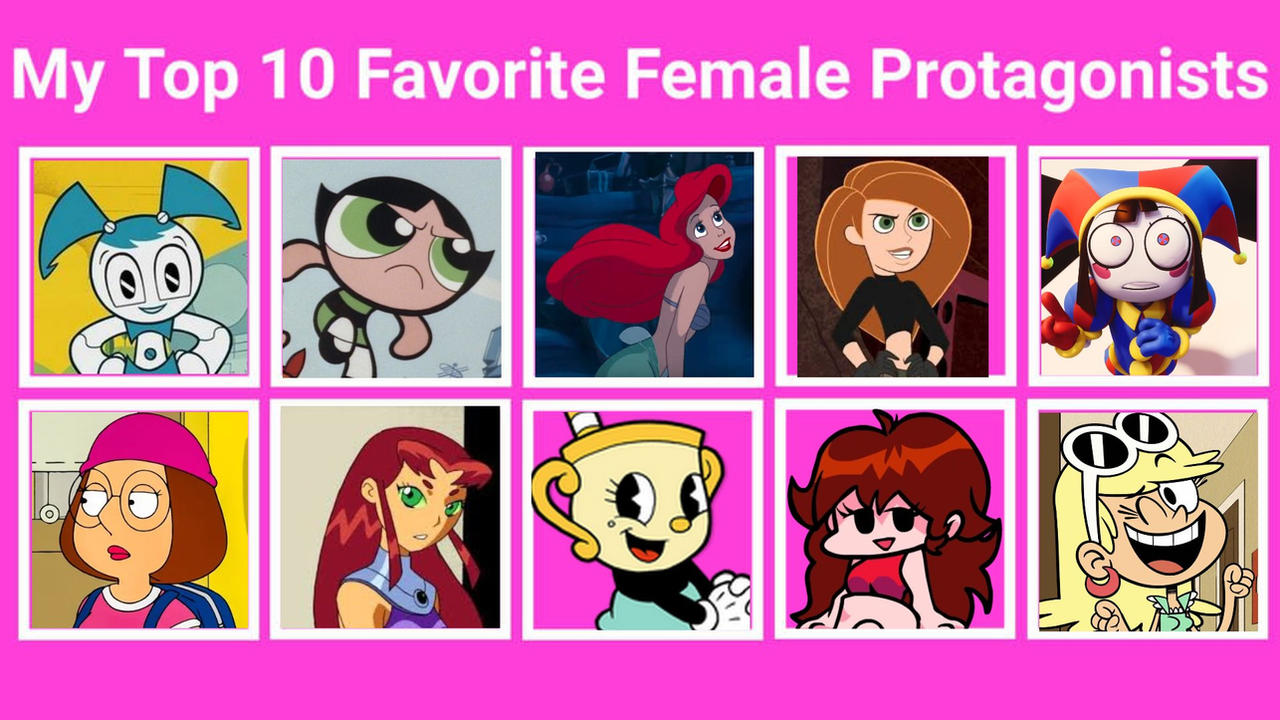 Most Female Deviantart The Top 10 best animated female heroes by chocoartist85 on DeviantArt