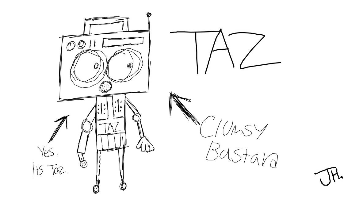 Taz Button Taz by JKScmitz on DeviantArt