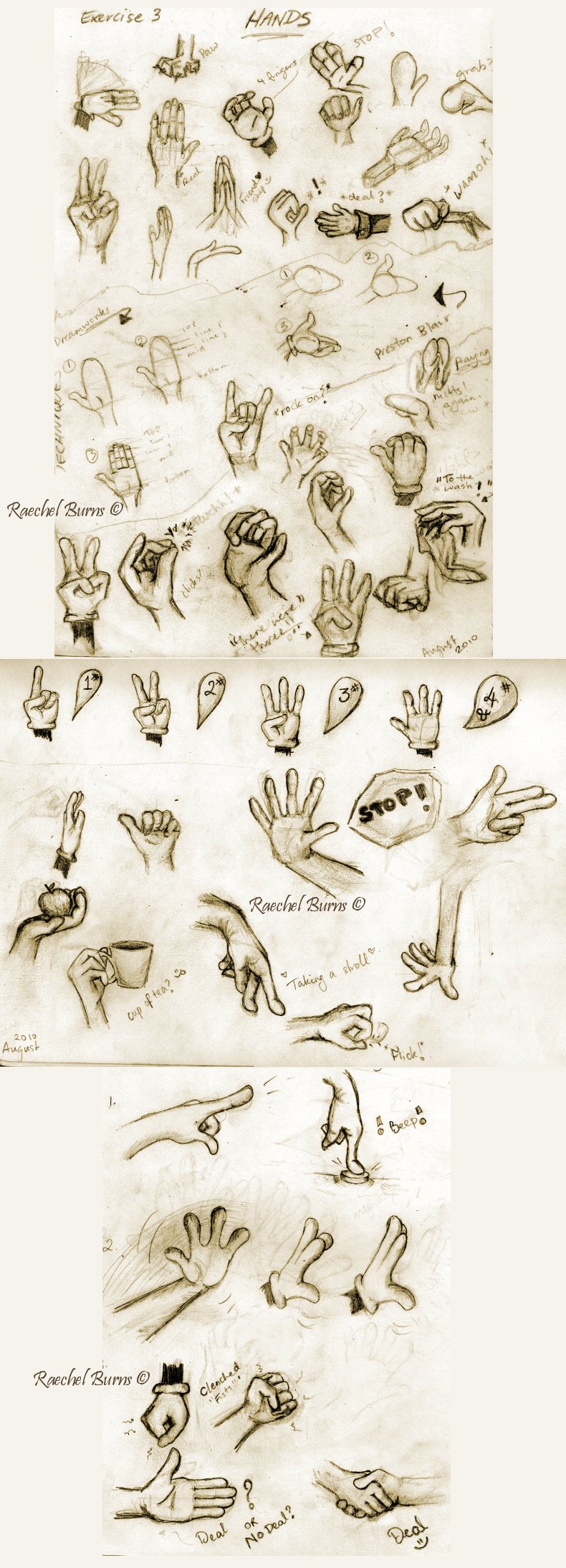 Gesture Hands Practice