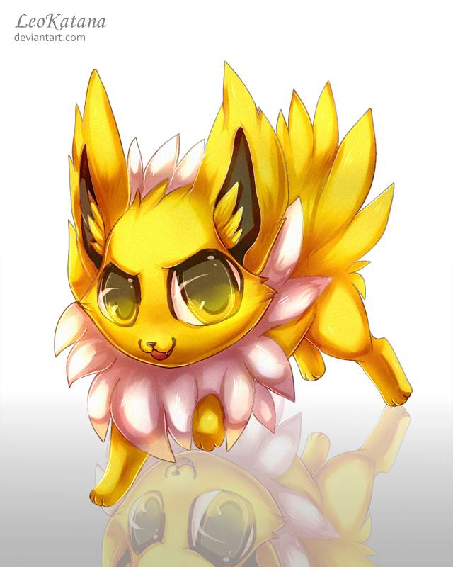Pokemon Chibi Jolteon By LeoKatana On DeviantArt pokemon-chibi-jolteon-by-leokatana-on-deviantart