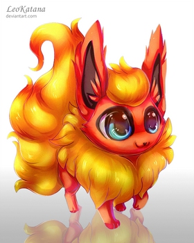 =Pokemon= Chibi Flareon