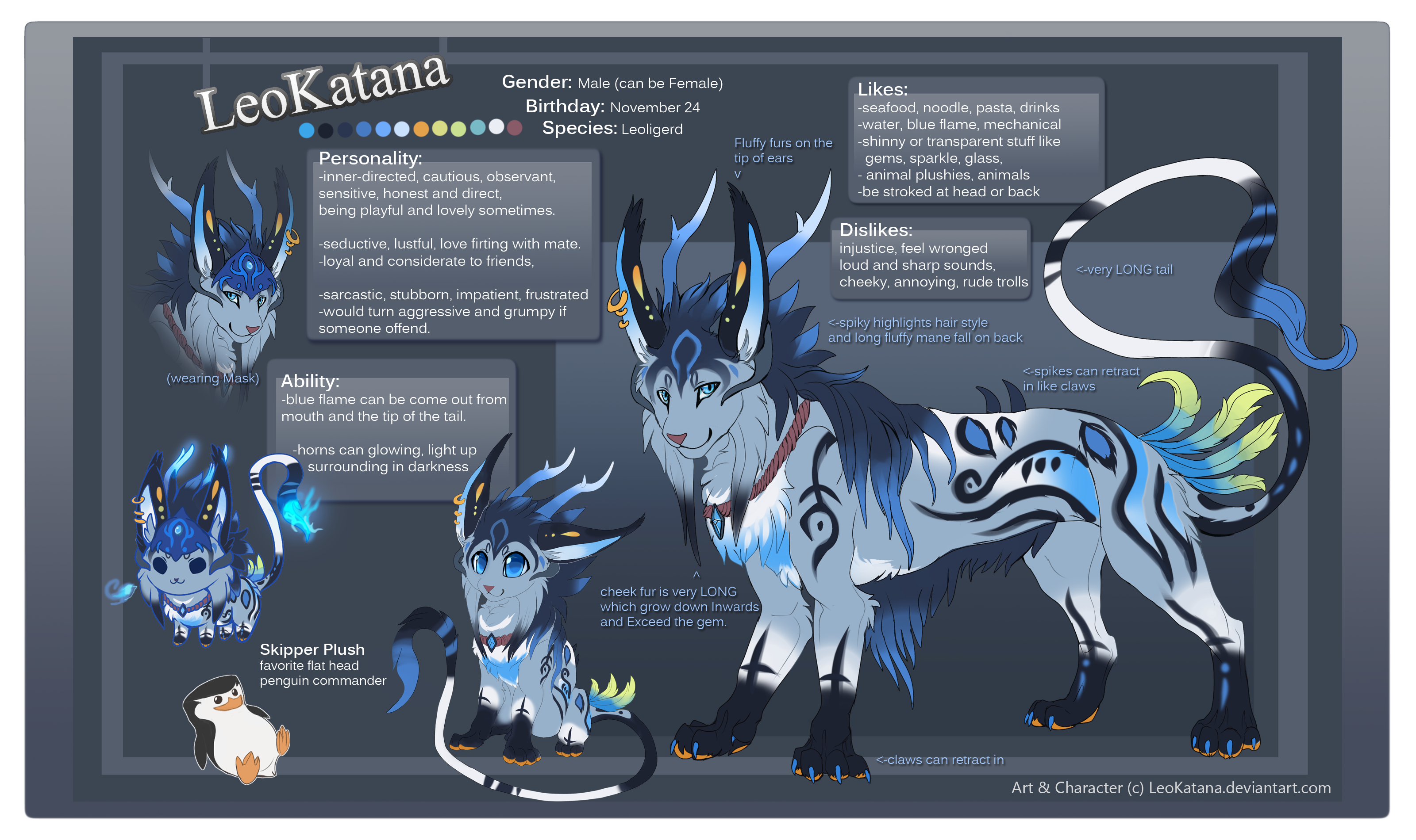 LeoKatana reference sheet