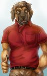 {Commission} - English mastiff by LeoKatana