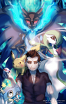 {Commission} - Pokemon team by LeoKatana