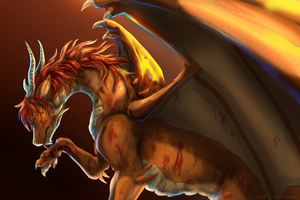 {Commission} - Battle Damage by LeoKatana {Commission} - Battle Damage by LeoKatana