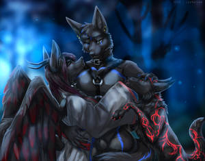 {Commission} - Both of these two are my puppies by LeoKatana {Commission} - Both of these two are my puppies by LeoKatana