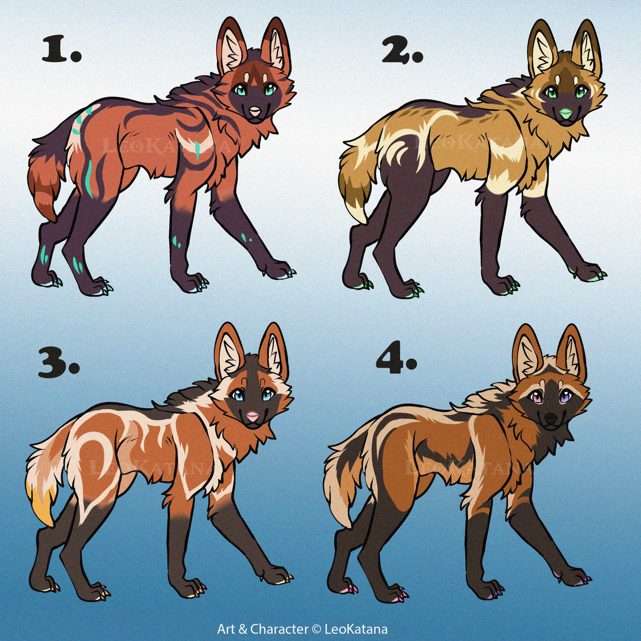 Maned Wolf Adopts Auction (CLOSED) by LeoKatana on DeviantArt