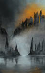 Mount Fire - Speed paint. by Astarsia