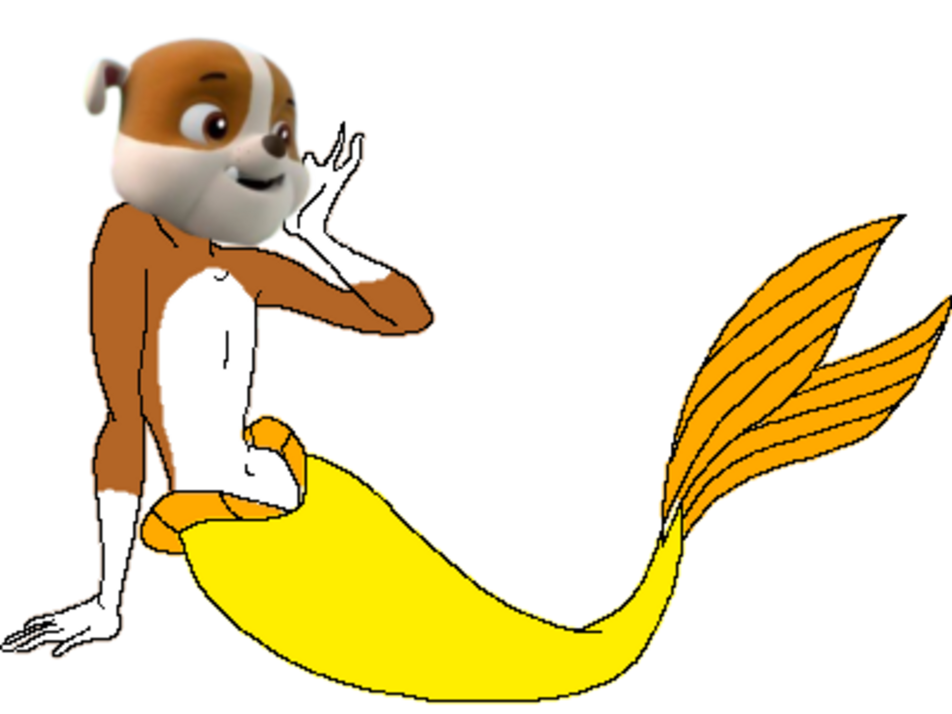 Merb Puppet Merpup Rubble by Victheanimaldrawer on DeviantArt