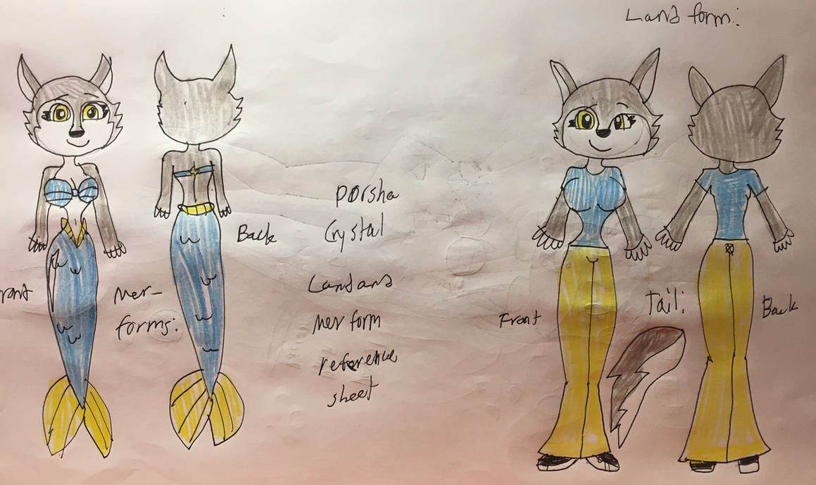 Pop Mer Form Porsha Crystal land and Mer form reference sheet by Victheanimaldrawer ...