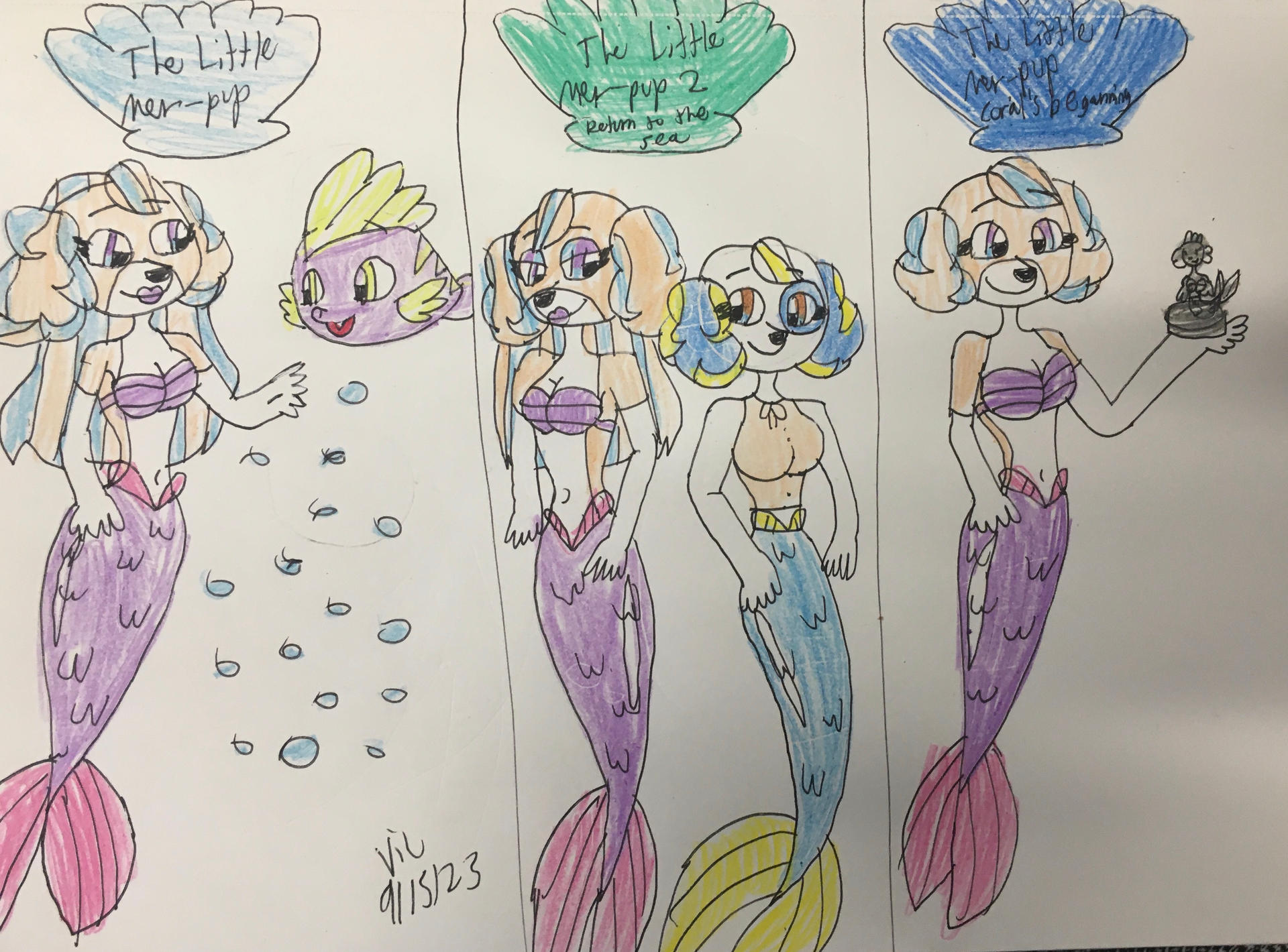 Merb Puppet The Little Mer-pup Triple Feature by Victheanimaldrawer on DeviantArt
