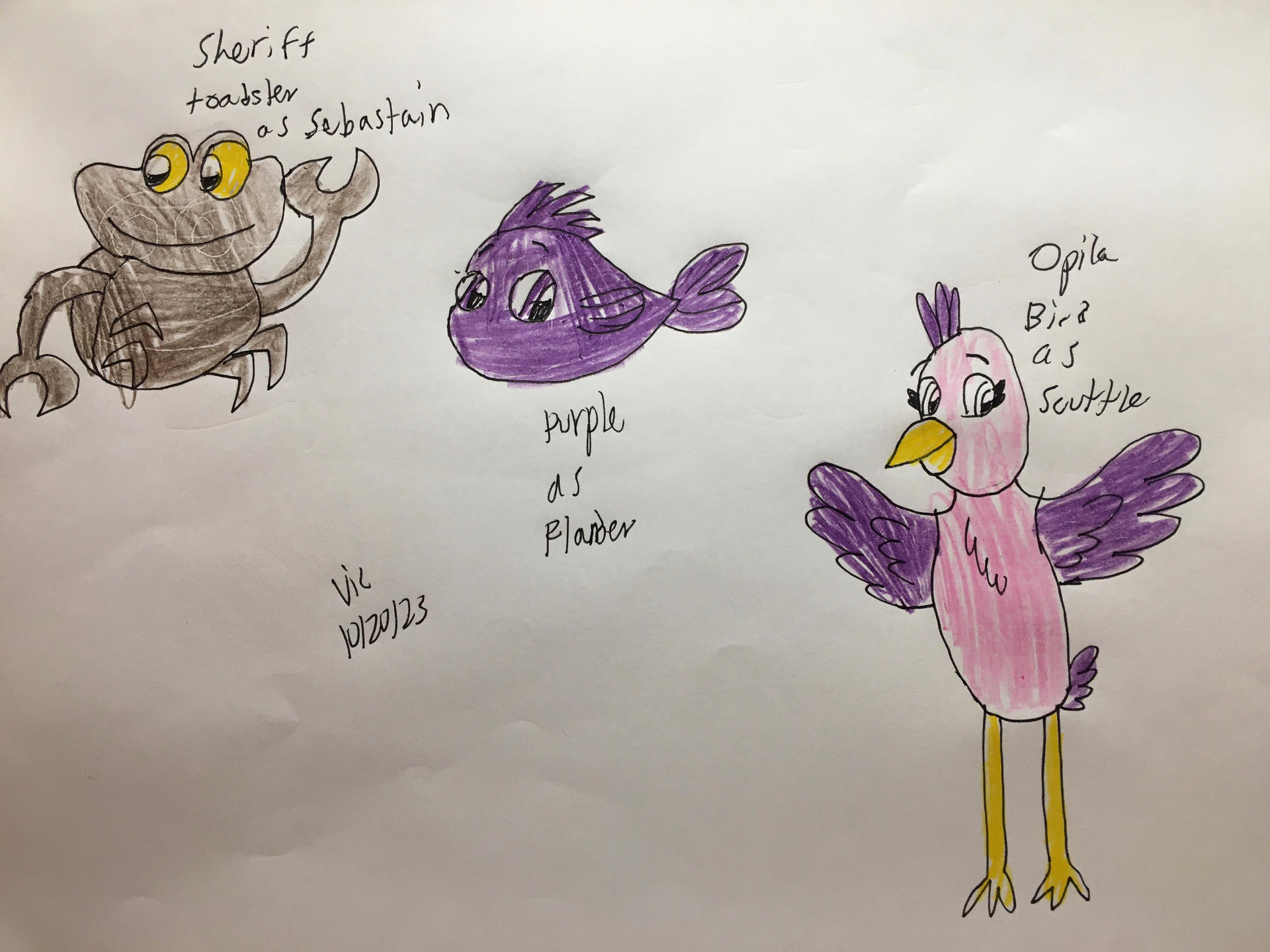 The little mer-cat cast 002 by Victheanimaldrawer on DeviantArt