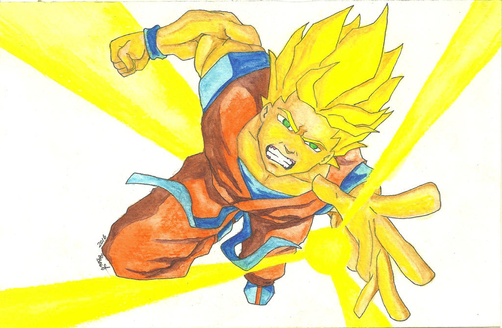 Fireball Su Super Saiyan Fireball by symbolx on DeviantArt