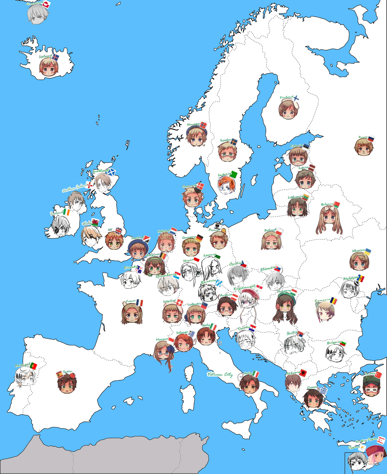 APH: Map of Europe