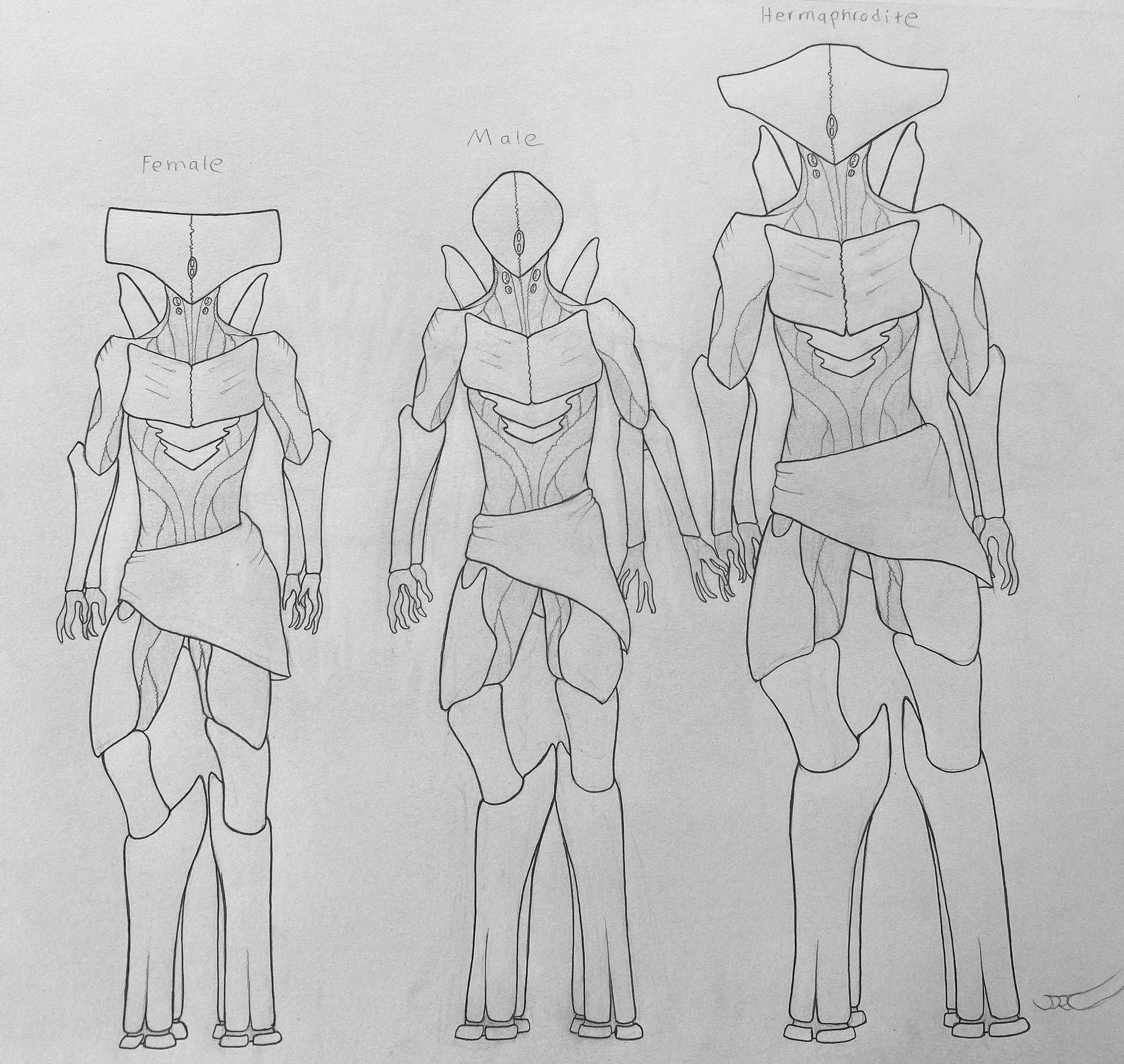 Deviantart Alien Types Alien Species: Qyusarthil (Project A) by AngelOfNope on DeviantArt