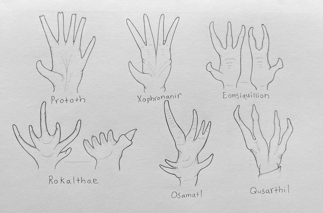 Alien Hands III (Project A) by AngelOfNope on DeviantArt