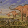 Apatasaurus, Allosaurus, Othnielia.