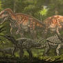 Acrocanthosaurus, Tenontosaurus, Sauropelta