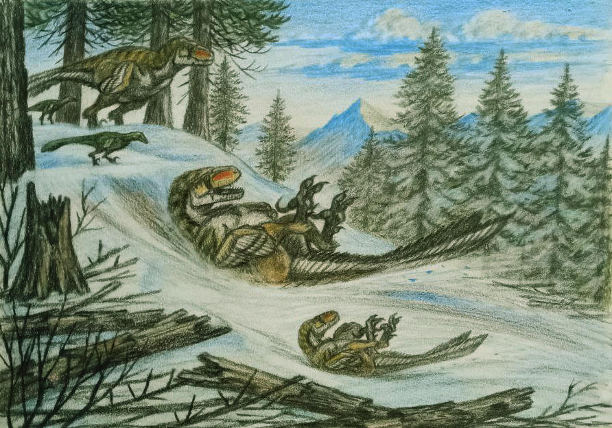 Washington Riding Raptor Raptor Red, driving from the mount (chapter 20) by ABelov2014 on DeviantArt