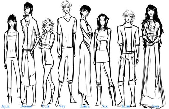 Ultus: Character Designs