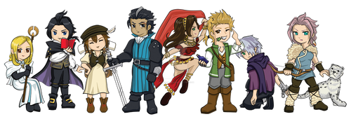 Octopath Traveler Chibi Characters