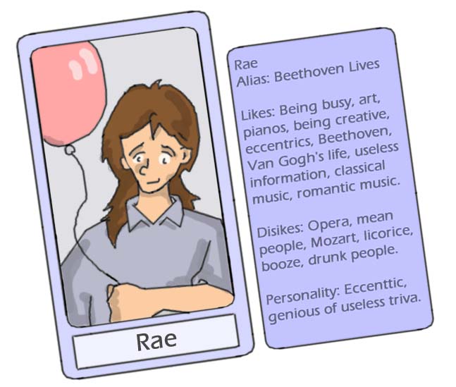 Rae - Now in Trading Card Form