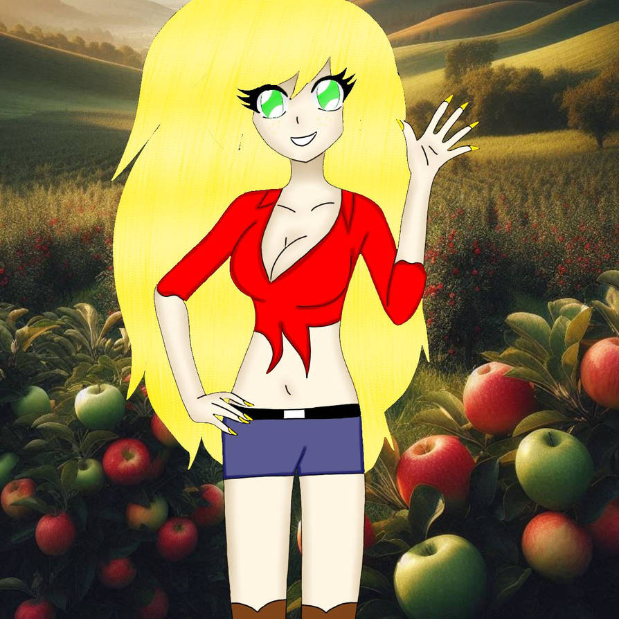 Flutterjack Human Applejack Human Version (picture 2) by Camifire96 on DeviantArt
