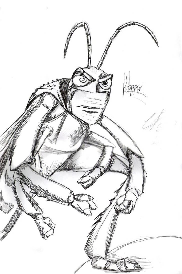 Hopper- A bug's life by Idigoddpairings on DeviantArt