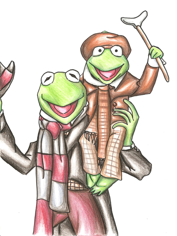 Kermit and tiny tim