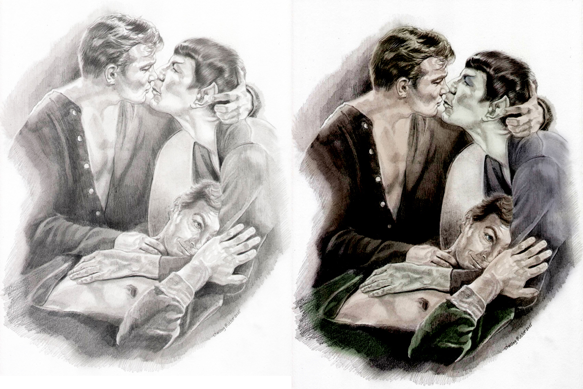 Beautiful trek fanart not mine by Idigoddpairings