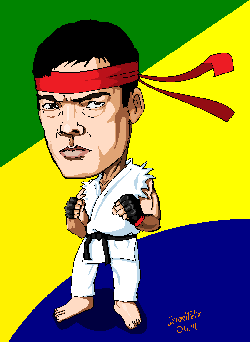 Caricatura de Lyoto Machida