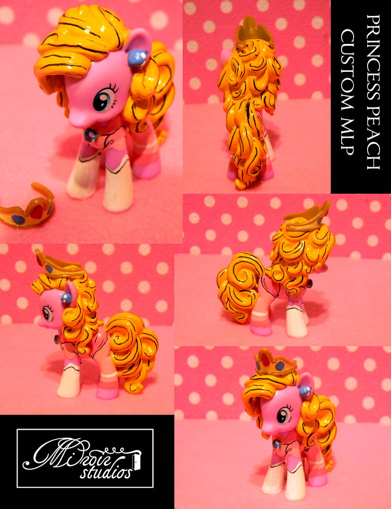 Custom Mlp Princess Custom MLP Princess Peach Pinkie Pie by StrawberrySoulReaper on DeviantArt