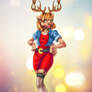 Sexy Femboy Deer Furry Pinup