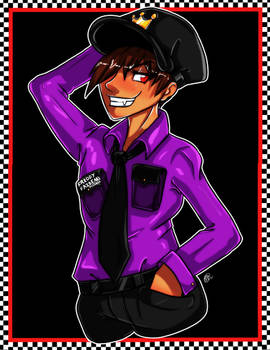 William Afton aka Purple Guy | FNAF Fan Art