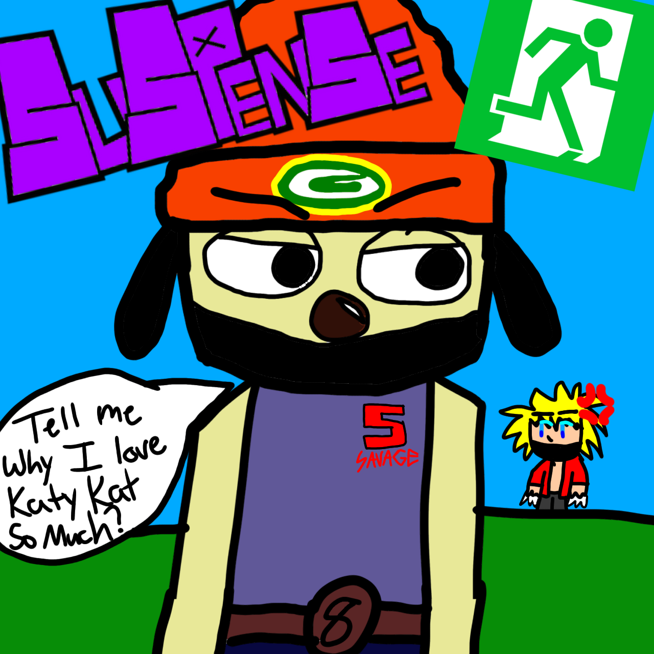 Parappa The Rapper type art by zackyyy1 on DeviantArt