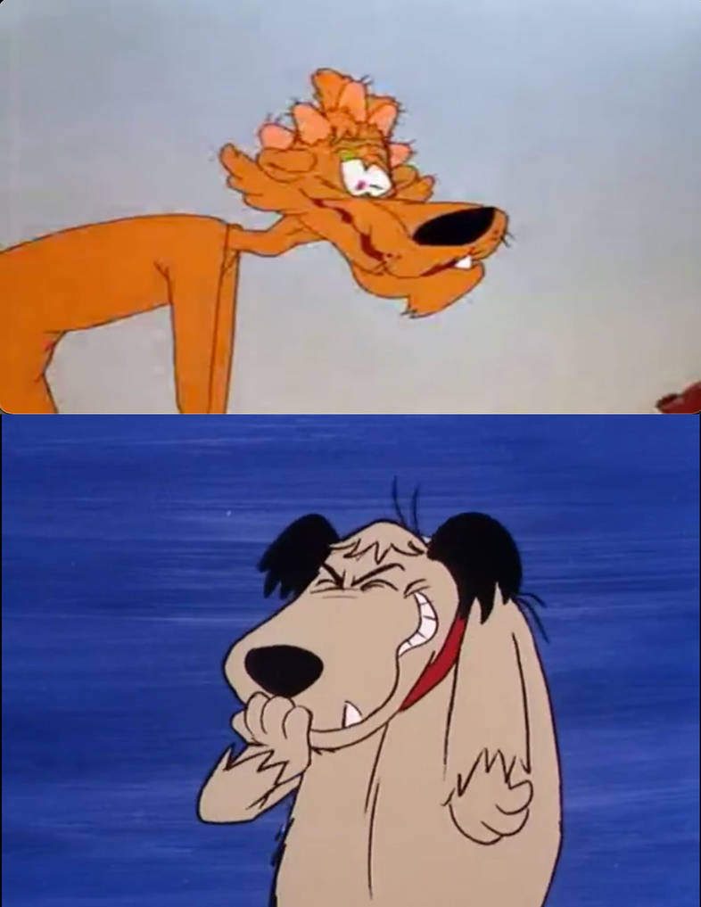 Muttley Laughs at Pete Puma's Lumps by leahk90 on DeviantArt