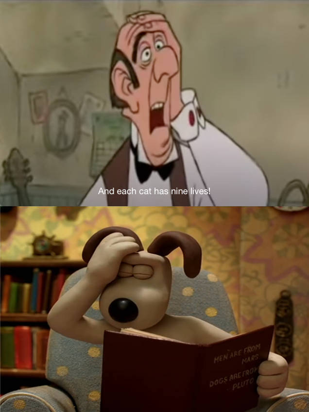 Gromit Facepalms Over Edgar's Math by leahk90 on DeviantArt
