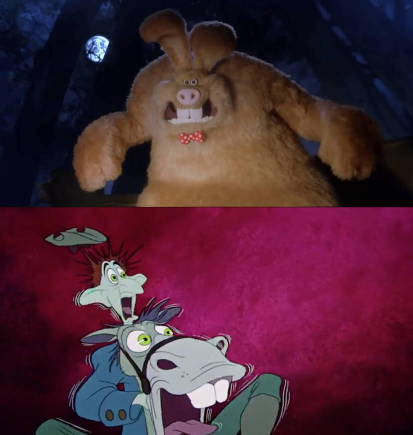 Were Rabbit Horror The Were-Rabbit Scares Ichabod and Gunpowder by leahk90 on DeviantArt