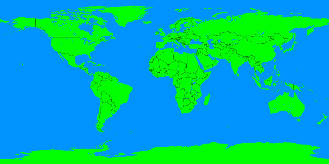 World Blank Map with borders by CanhDuy2006 on DeviantArt