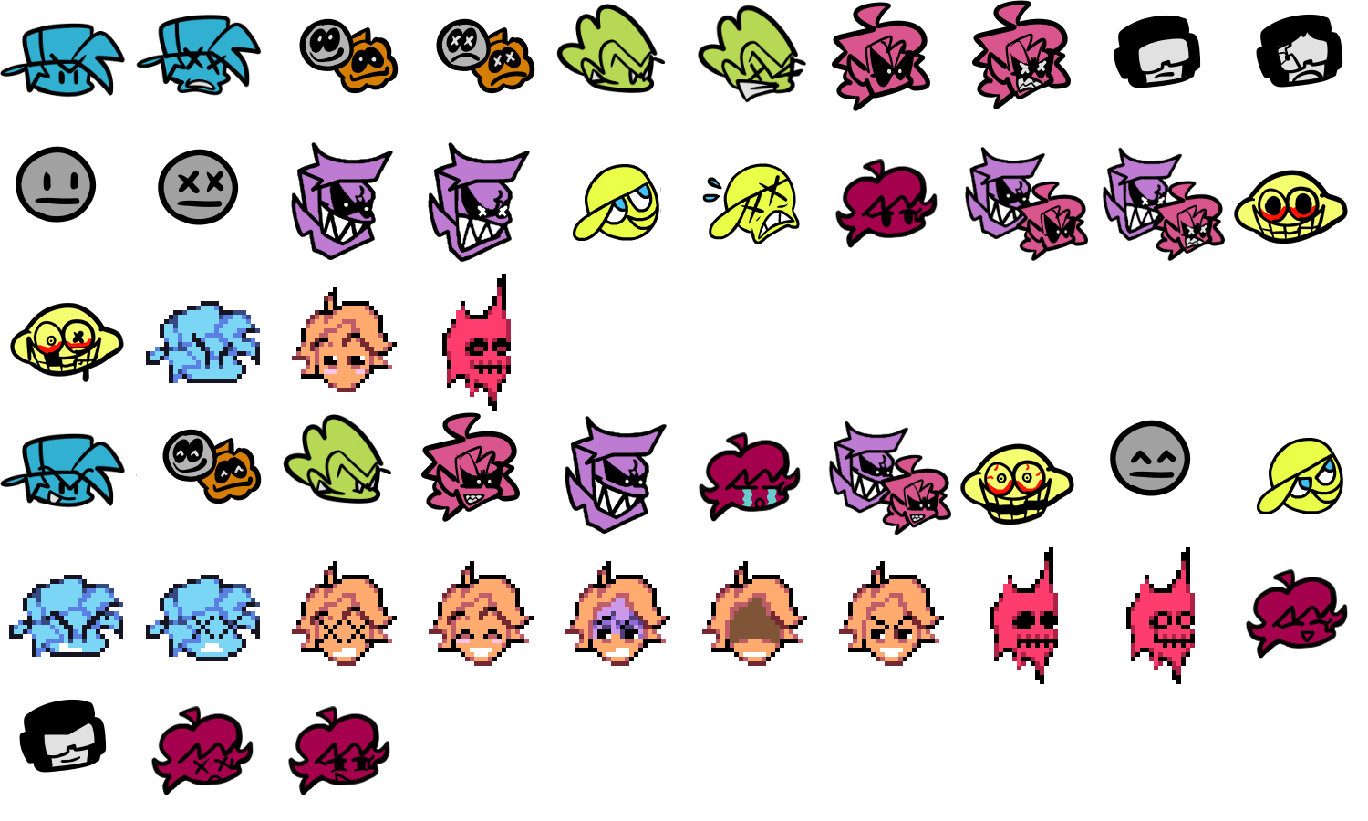 Friday Night Funkin' Winning Icons for FPS Plus V5 by CanhDuy2006 on