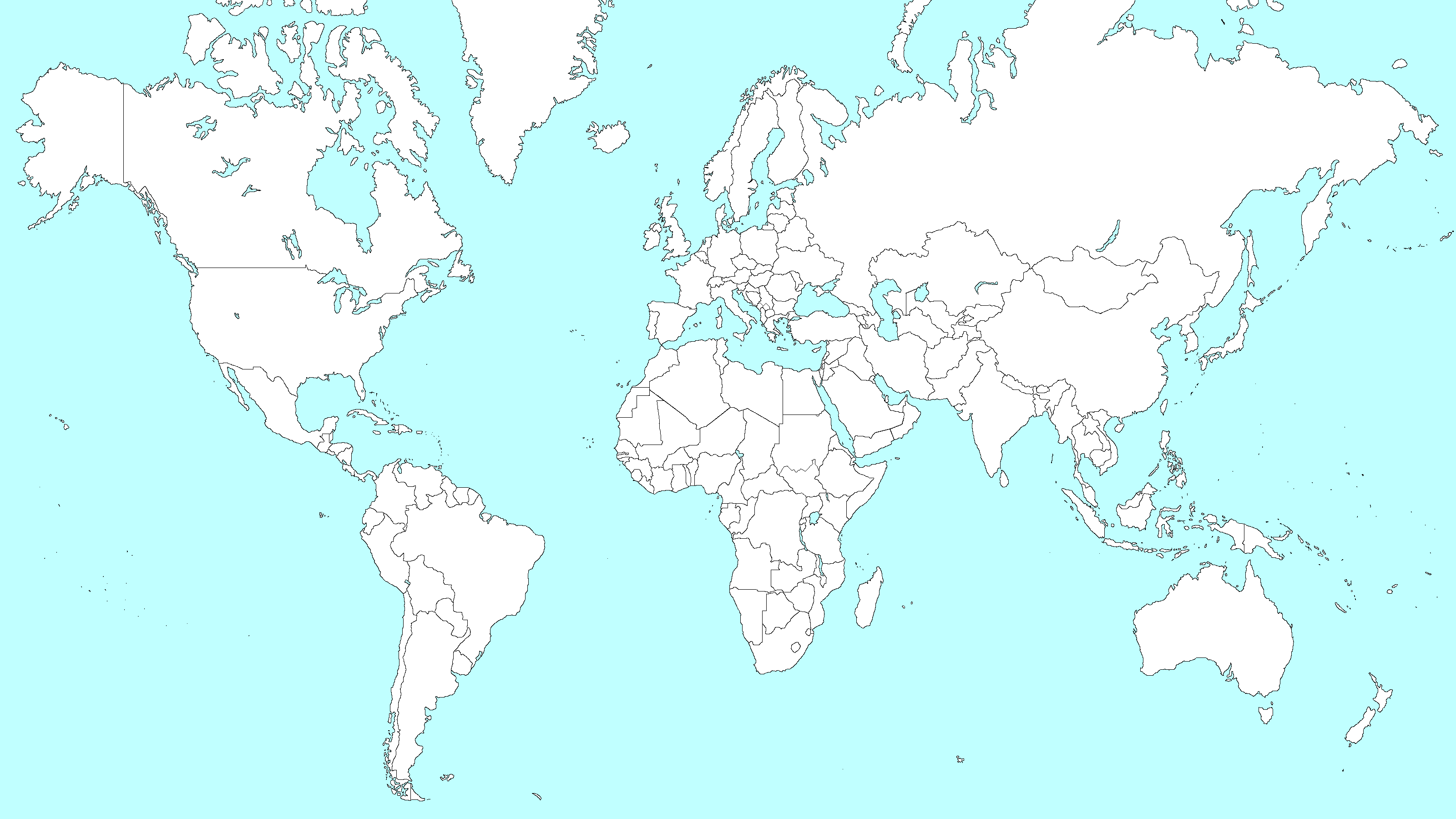 More Accurate Blank Map of the World (Remastered) by CanhDuy2006 on ...