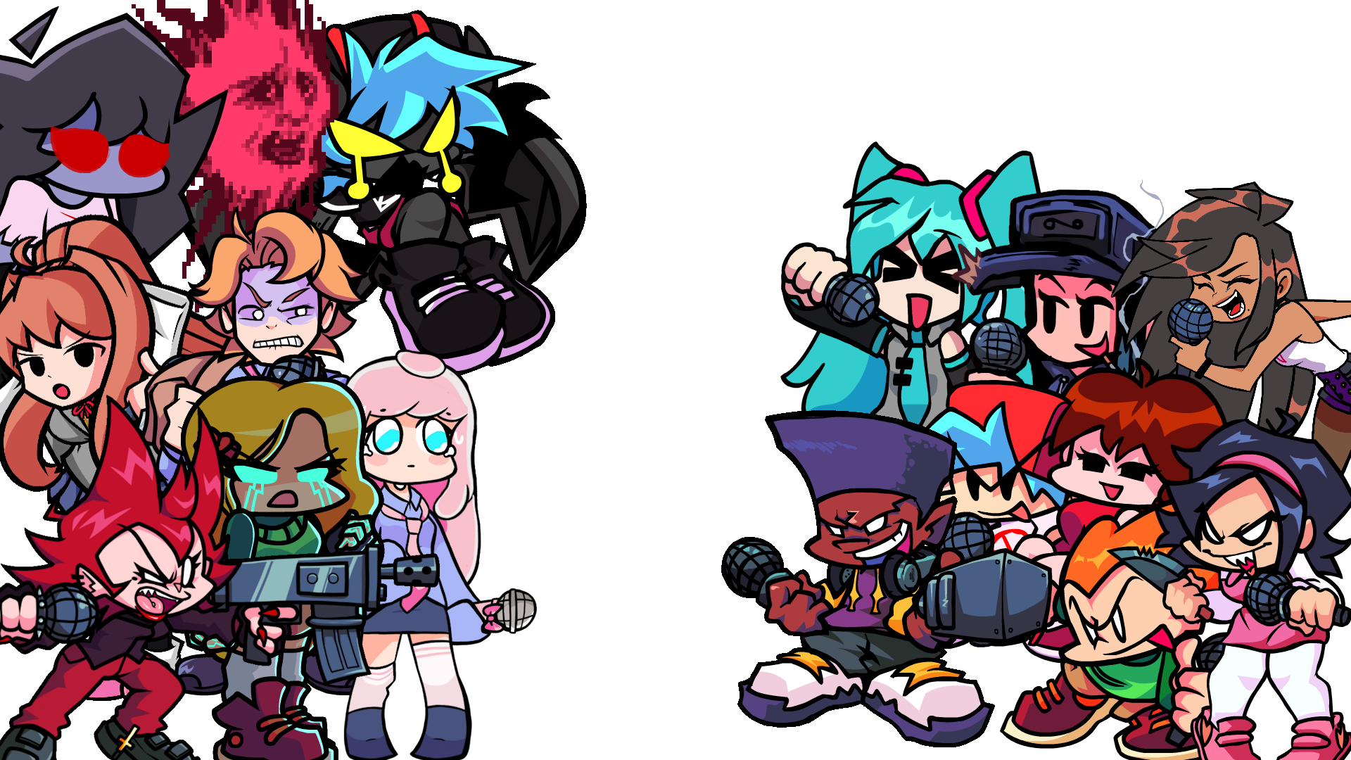 Friday Night Funkin': Everyone VS Everyone (Alt) by CanhDuy2006 on ...