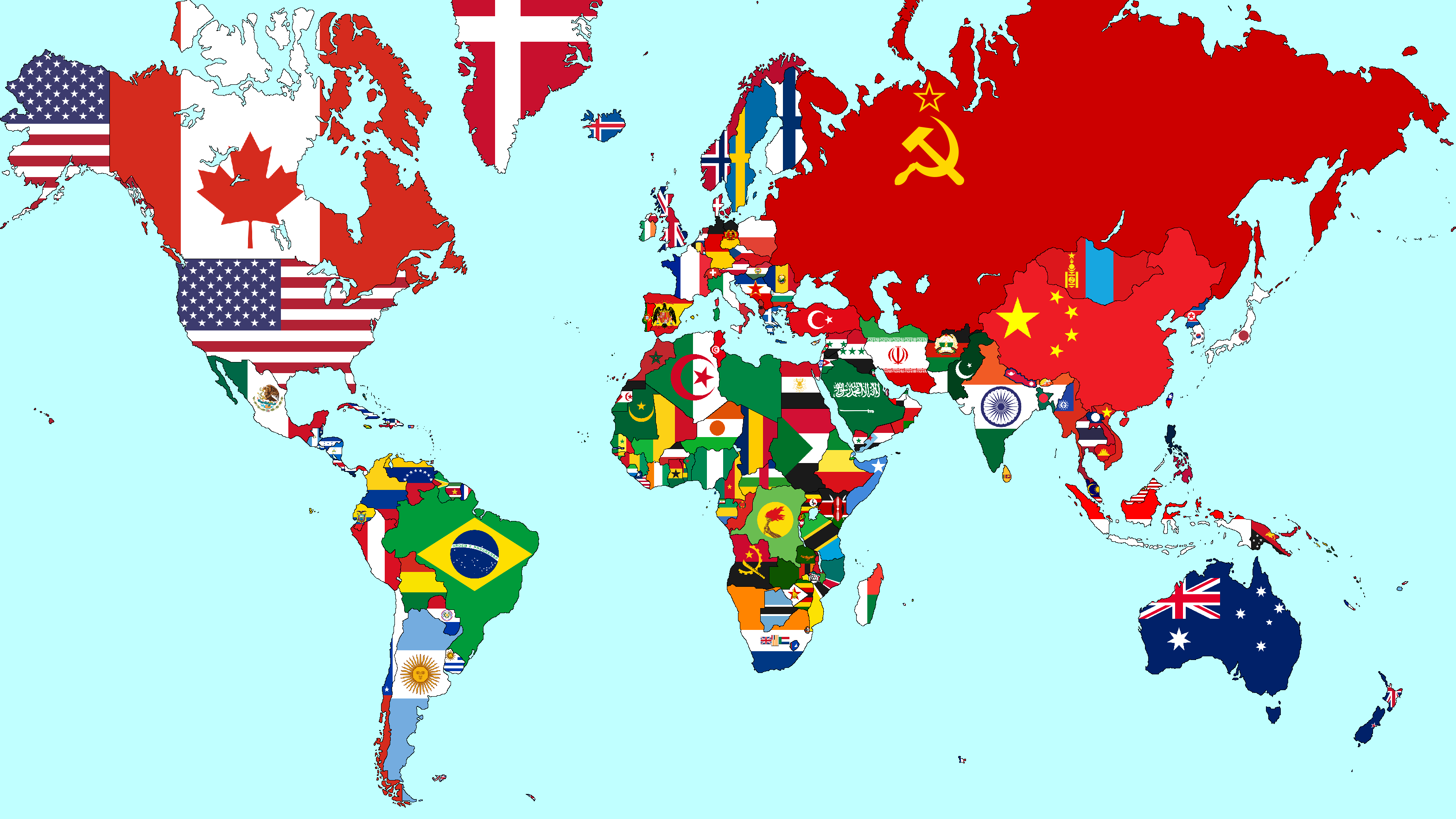 1980. Time Map Flag Map of the World in 1980 by CanhDuy2006 on DeviantArt