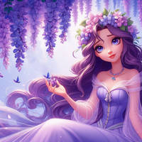 Wisteria Princess  Disney's style