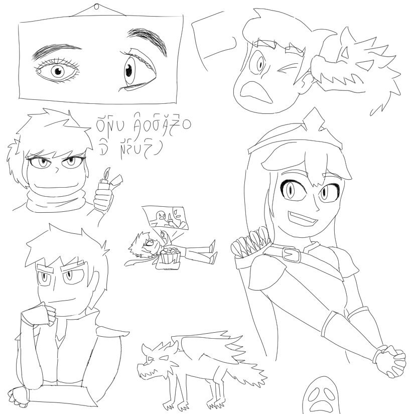 Random Drawings by ShockAlpha on DeviantArt